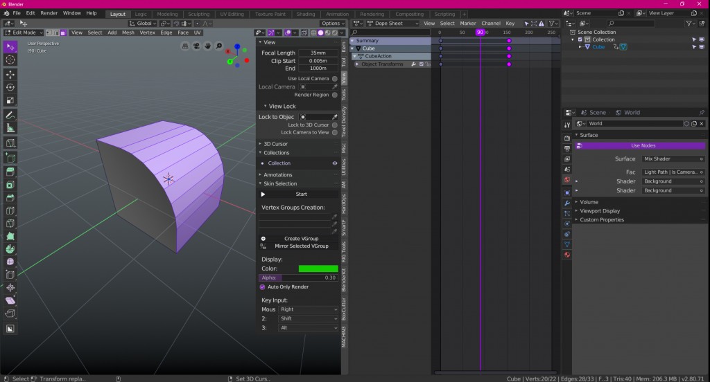Pro Grape Theme for Blender 2.8 preview image 1